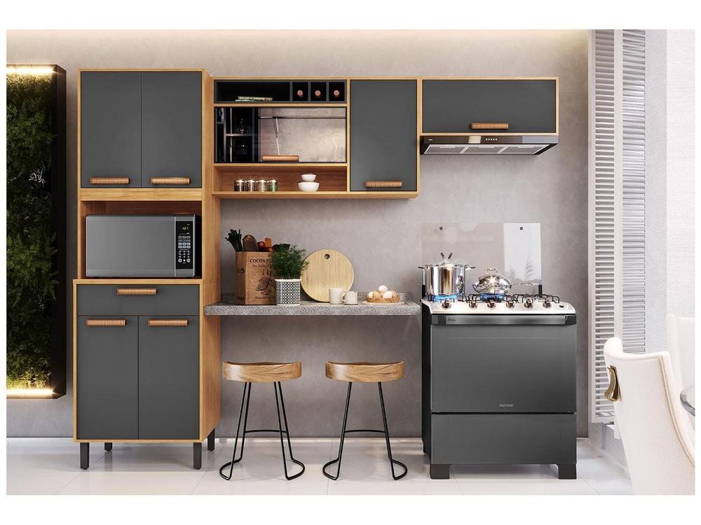 Armário de Cozinha Compacta Itatiaia Nápoles 7 Portas 1 Gaveta - 1