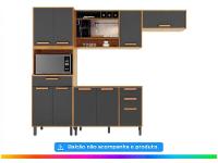 Armário de Cozinha Compacta Itatiaia Nápoles 7 Portas 1 Gaveta