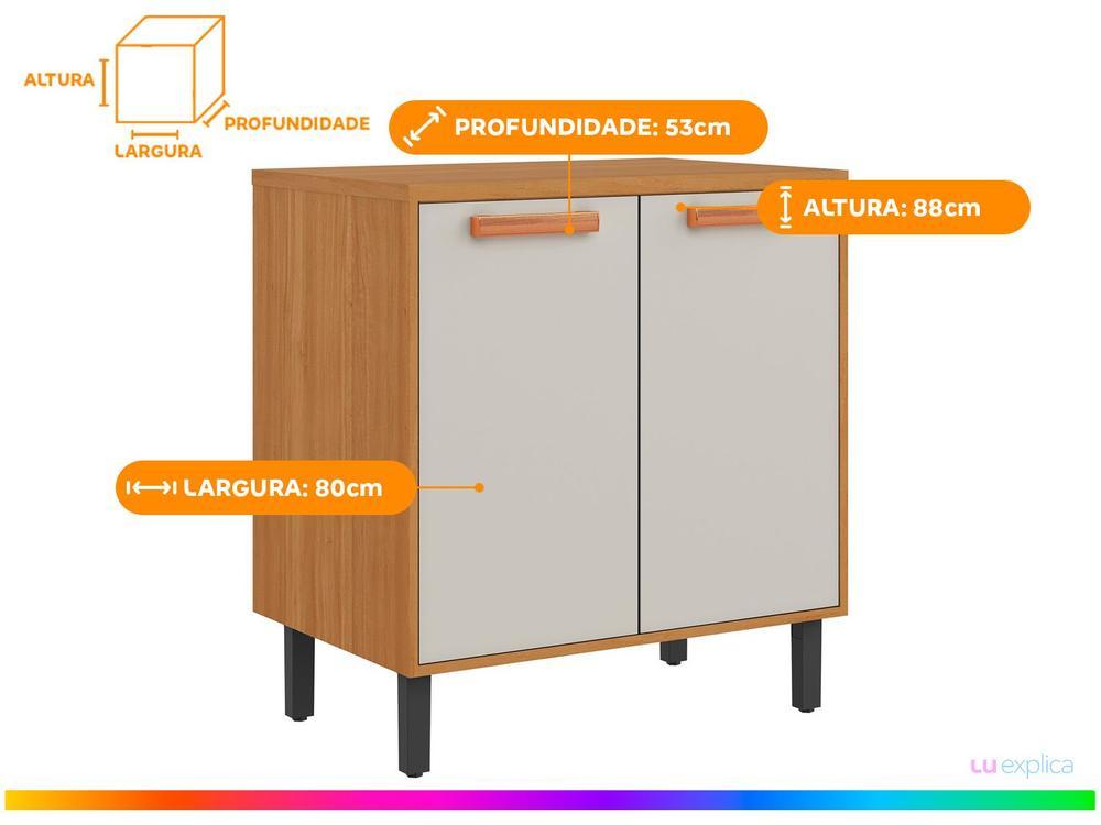 Balcão de Cozinha para Forno ou Micro-ondas Itatiaia 2 Portas Nápoles - 3