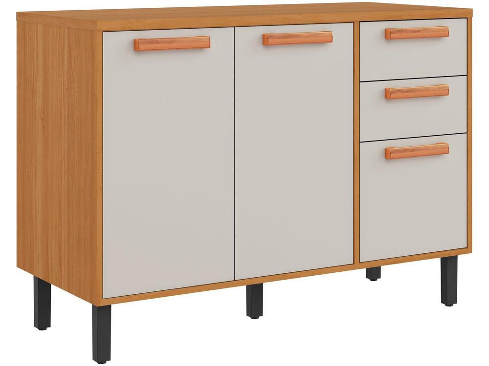 Balcão de Cozinha para Forno ou Micro-ondas Itatiaia 3 Portas 2 Gavetas Nápoles - 1