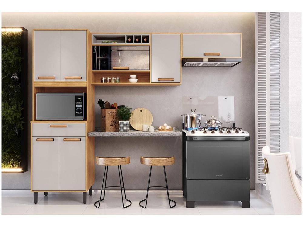 Armário de Cozinha Compacta Itatiaia Nápoles 7 Portas 1 Gaveta - 1