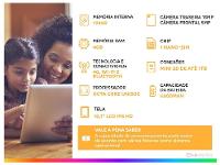 Tablet Positivo Vision Tab 10,1" 128GB 4GB RAM Android 13 Octa Core Wi-Fi 4G - 10