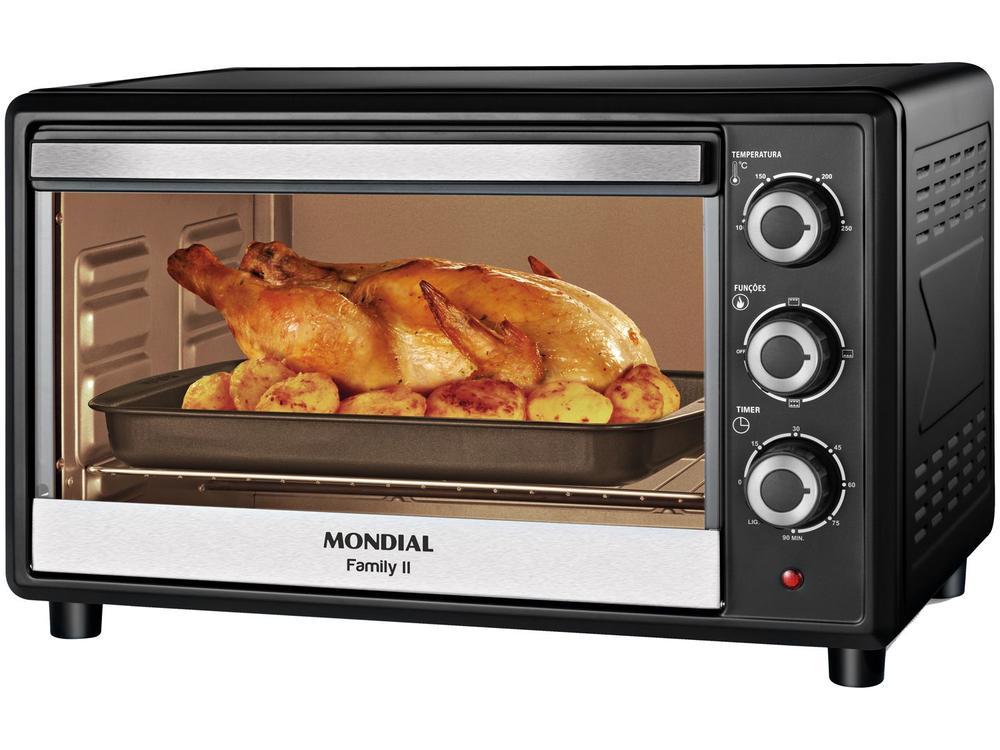 Forno Elétrico de Bancada Mondial com Timer 42L  - 1