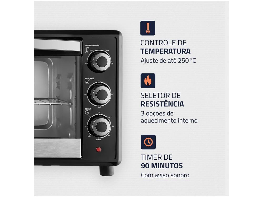 Forno Elétrico de Bancada Mondial com Timer 42L  - 5