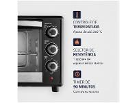 Forno Elétrico de Bancada Mondial com Timer 42L  - 5