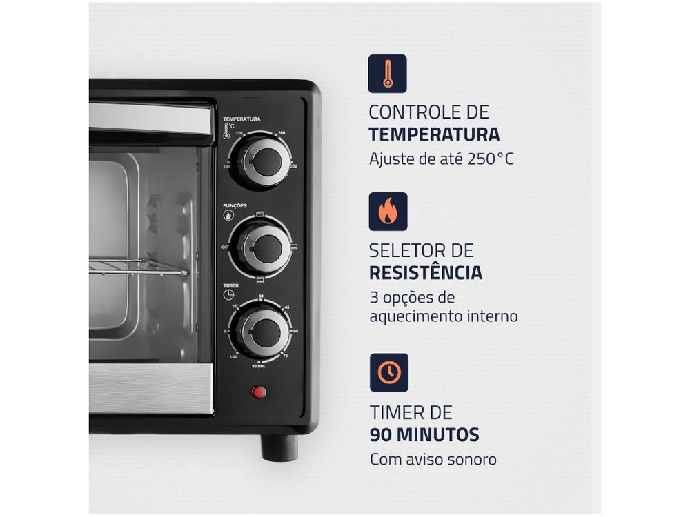 Forno Elétrico de Bancada Mondial com Timer 42L  - 5