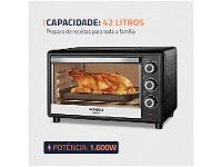 Forno Elétrico de Bancada Mondial com Timer 42L  - 3