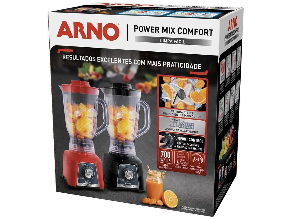Liquidificador Arno Power Mix LQ36 15 Velocidades 700W Vermelho - 6