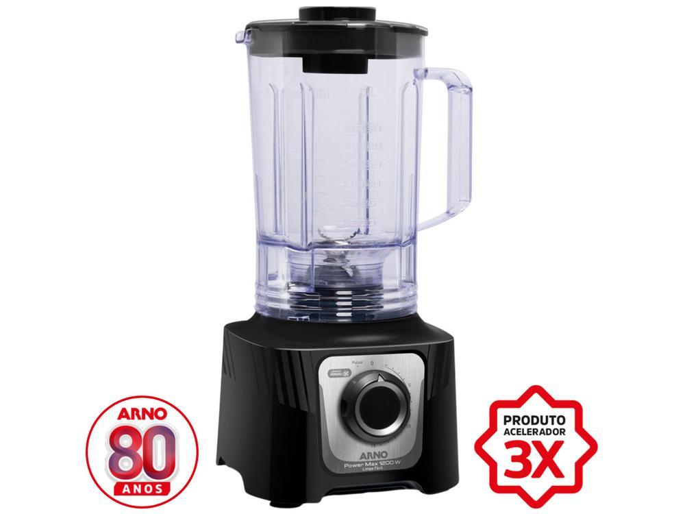 Liquidificador Arno Power Max LN78 15 Velocidades 1200W Preto - 18