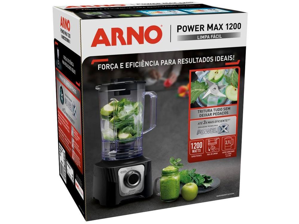 Liquidificador Arno Power Max LN78 15 Velocidades 1200W Preto - 23
