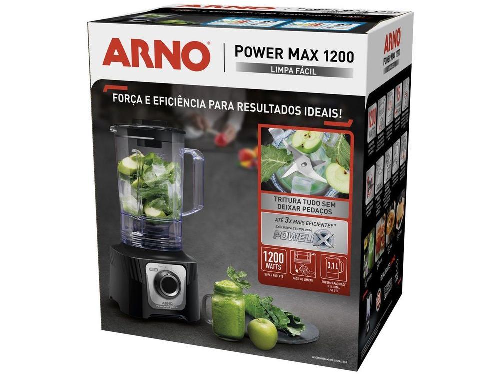 Liquidificador Arno Power Max LN78 15 Velocidades 1200W Preto - 31