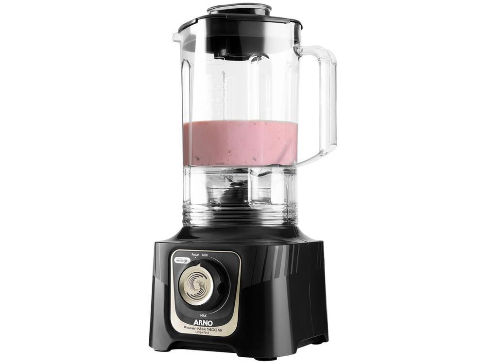 Liquidificador Arno Power Max Autolock LN82 15 Velocidades 1400W Preto e Cinza - 1