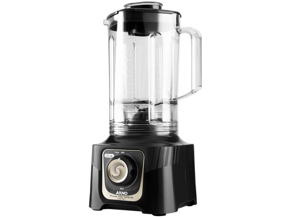 Liquidificador Arno Power Max Autolock LN82 15 Velocidades 1400W Preto e Cinza - 4