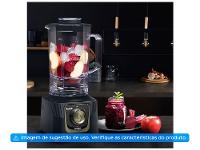 Liquidificador Arno Power Max Autolock LN82 15 Velocidades 1400W Preto e Cinza - 19