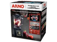 Liquidificador Arno Power Max Autolock LN82 15 Velocidades 1400W Preto e Cinza - 24