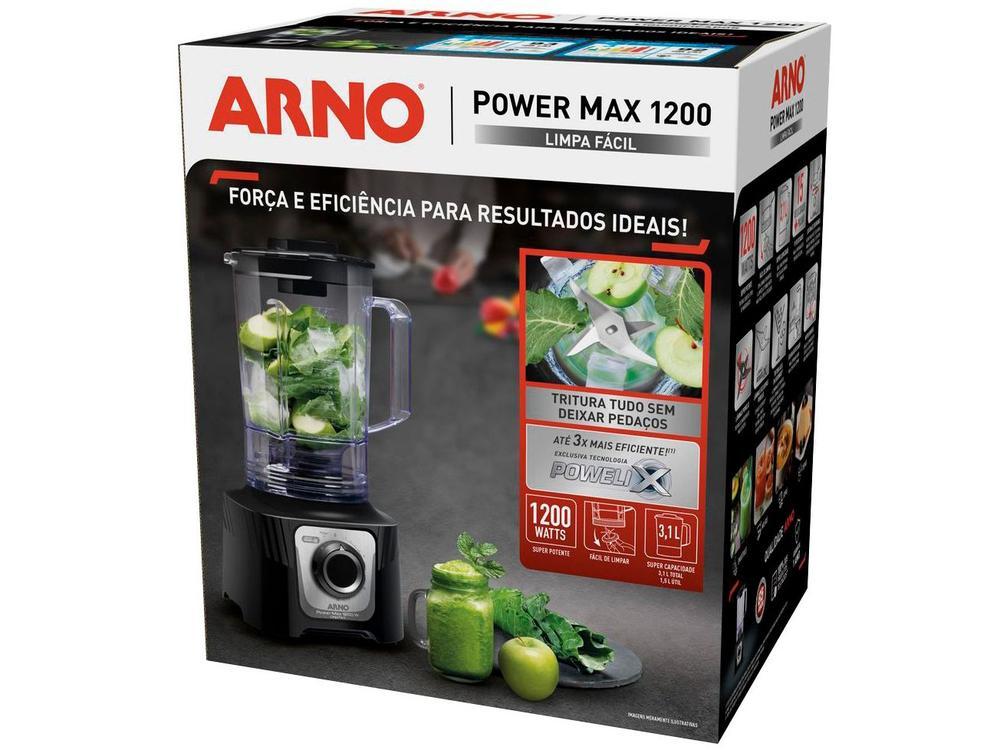 Liquidificador Arno Power Max LN78 15 Velocidades 1200W Preto - 15