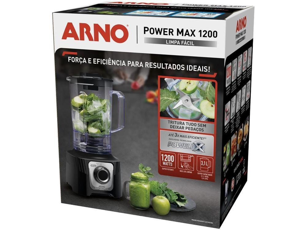 Liquidificador Arno Power Max LN78 15 Velocidades 1200W Preto - 24