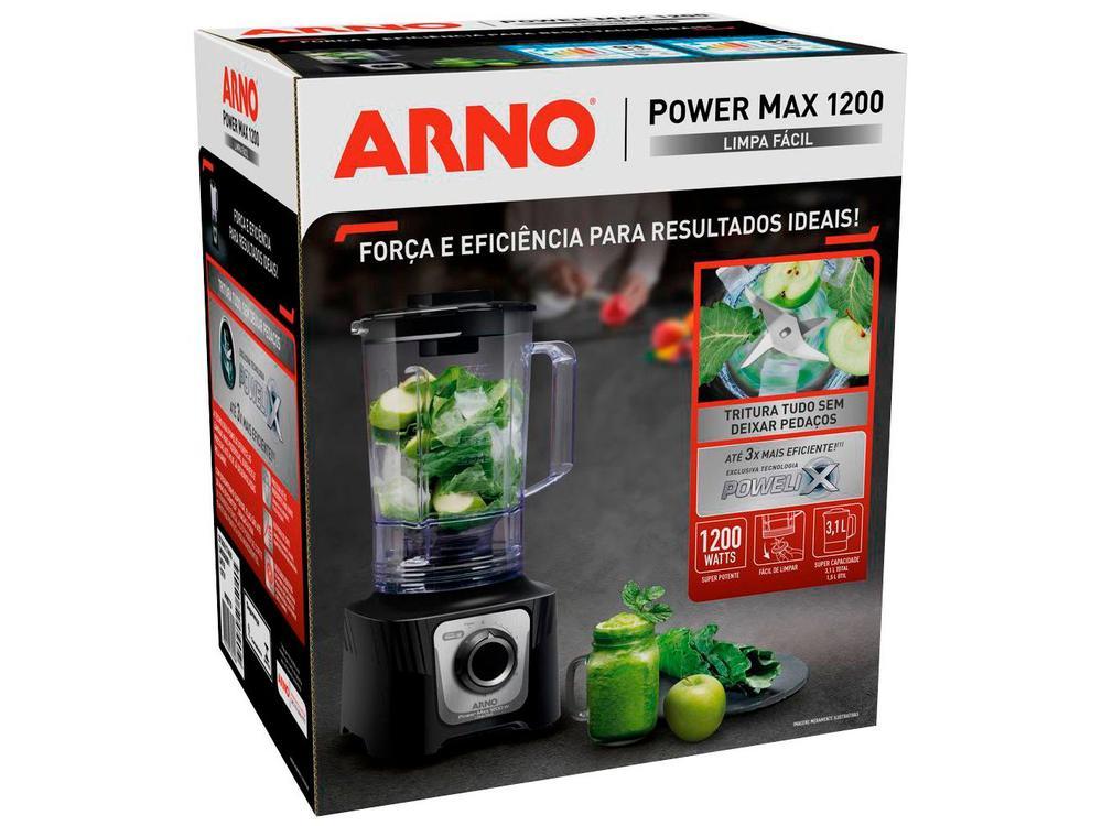 Liquidificador Arno Power Max LN78 15 Velocidades 1200W Preto - 30