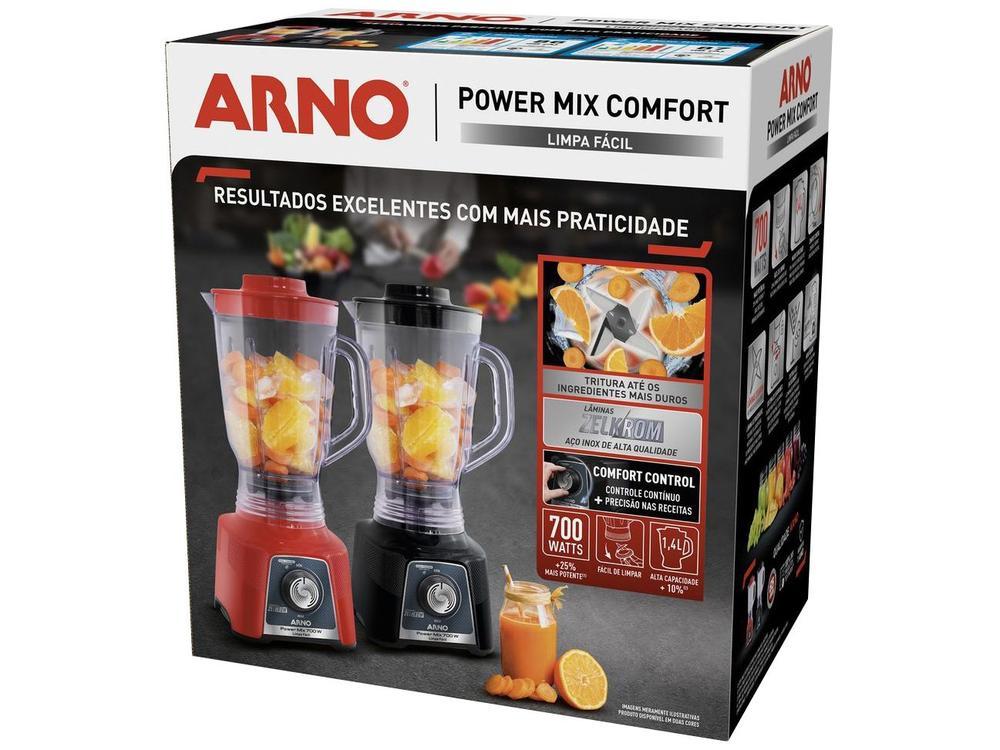 Liquidificador Arno Power Mix LQ35 15 Velocidades 700W Preto - 13
