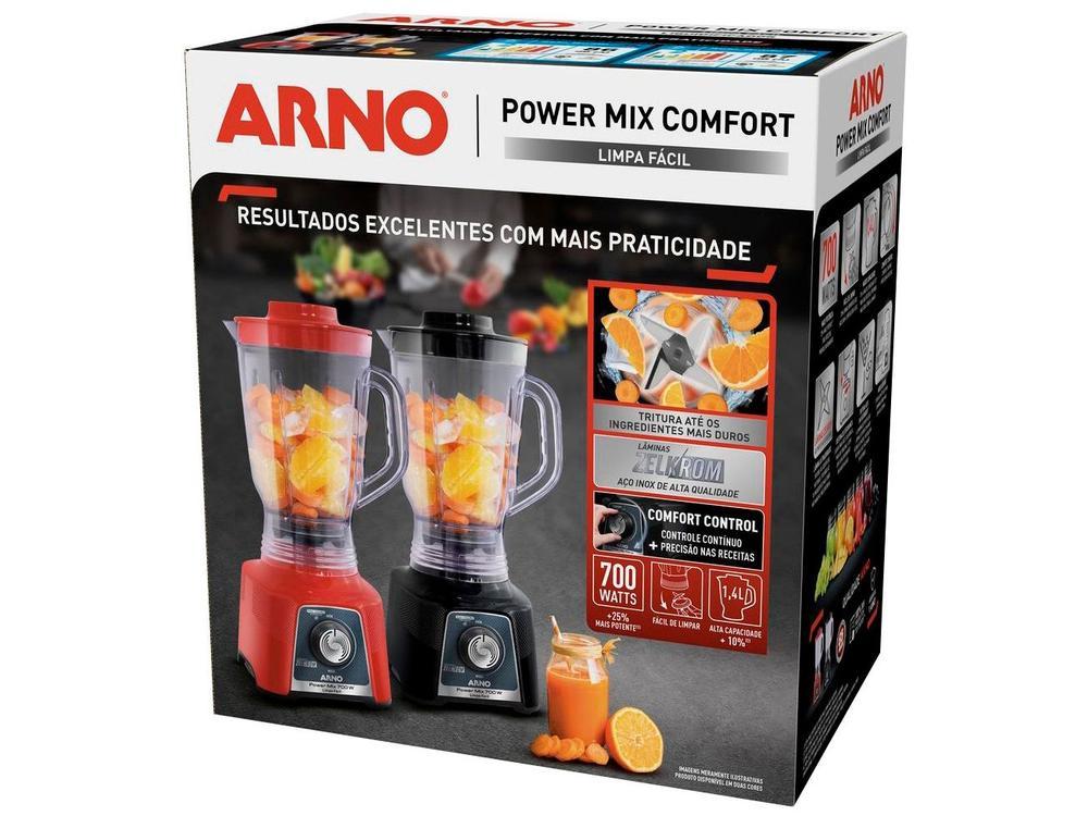 Liquidificador Arno Power Mix LQ35 15 Velocidades 700W Preto - 23