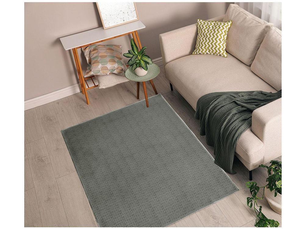 Tapete para Sala Retangular Antiderrapante 100x140cm Cristal Jolitex - 1