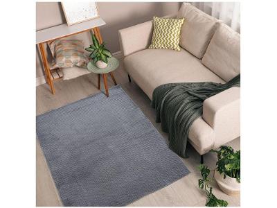 Tapete para Sala Retangular Antiderrapante 100x140cm Cristal Jolitex