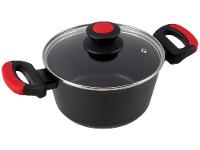 Jogo de Panelas Bergner Antiaderente de Alumínio Preto 4 Peças Chroma - 6