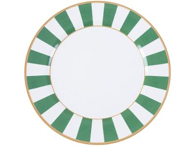 Sousplat Verde 34cm Alleanza Stripe
