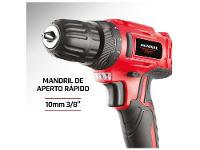 Furadeira e Parafusadeira Mondial a Bateria 12V com Maleta Power Tools FPF-06M - 9