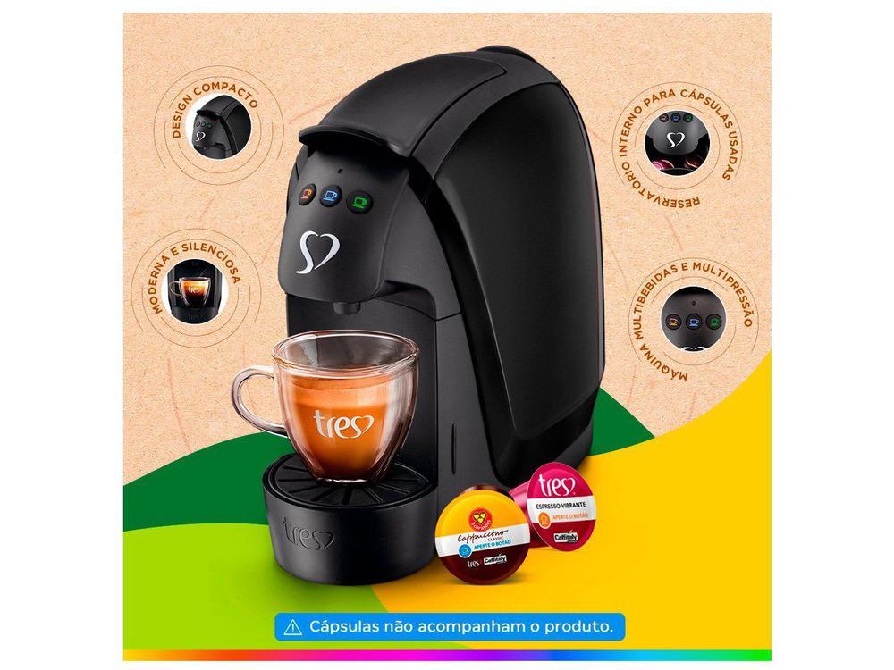 Cafeteira Expresso TRES Luna Preta  - 13