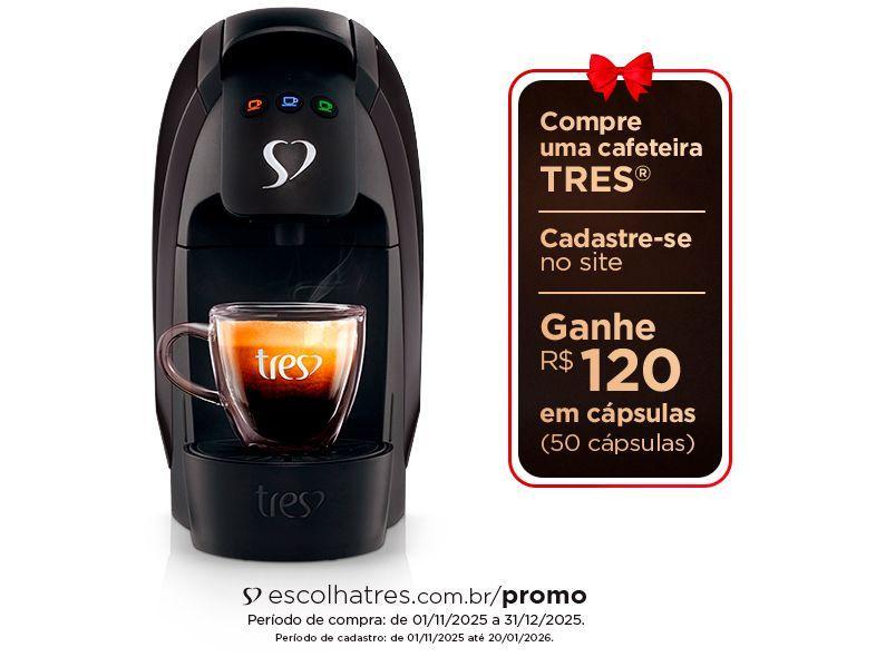 Cafeteira Expresso TRES Luna Preta  - 2