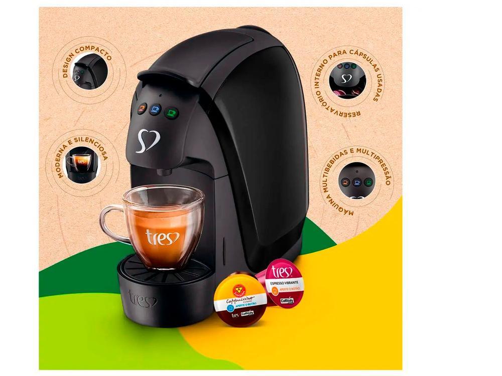 Cafeteira Expresso TRES Luna Preta  - 9