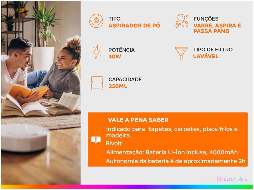 Robô Aspirador WAP W96 30W  - 2