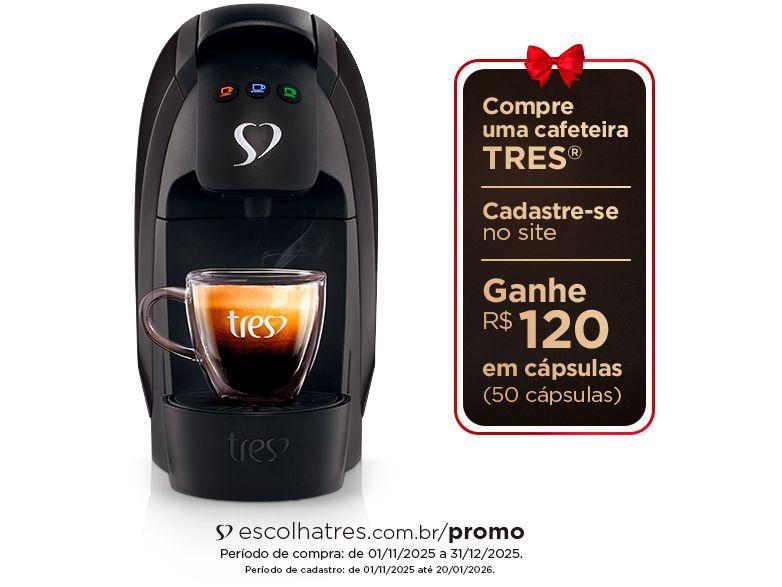 Cafeteira Expresso TRES Luna Preta  - 2