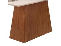 Mesa de Jantar 6 Cadeiras Retangular Freijó Off White e Creme DJ Móveis Copenhague - 15