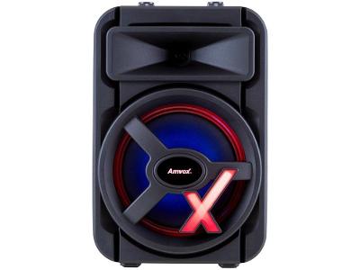 Caixa de Som Amplificada Bluetooth Amvox ACA 251 New X 250W 8” USB com Tweete
