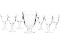 Conjunto de Jarra 1,1L e Copos 330ml de Vidro Haus Libélula Empire 7 Peças - 1