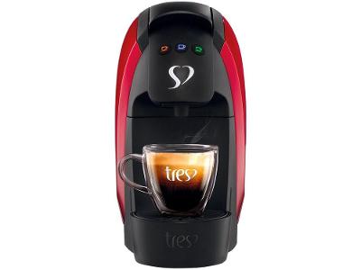 Cafeteira Expresso TRES Luna Vermelha