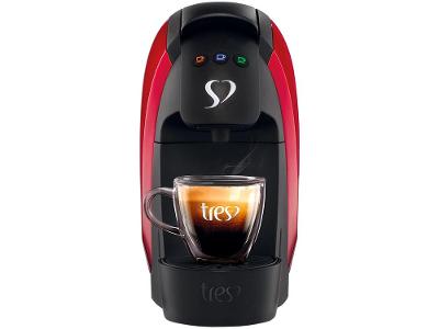 Cafeteira Expresso TRES Luna Vermelha