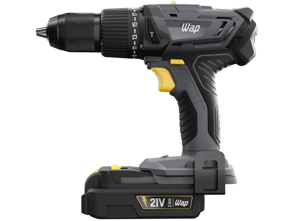 Furadeira e Parafusadeira de Impacto WAP a Bateria 2000 mAh com Maleta K21 ID03 - 5