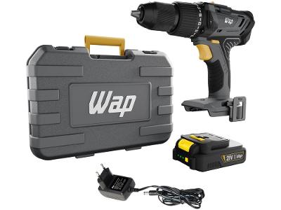 Furadeira e Parafusadeira de Impacto WAP a Bateria 2000 mAh com Maleta K21 ID03
