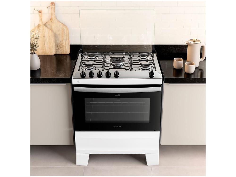 Fogão 5 Bocas Atlas Branco Agile Up - 4