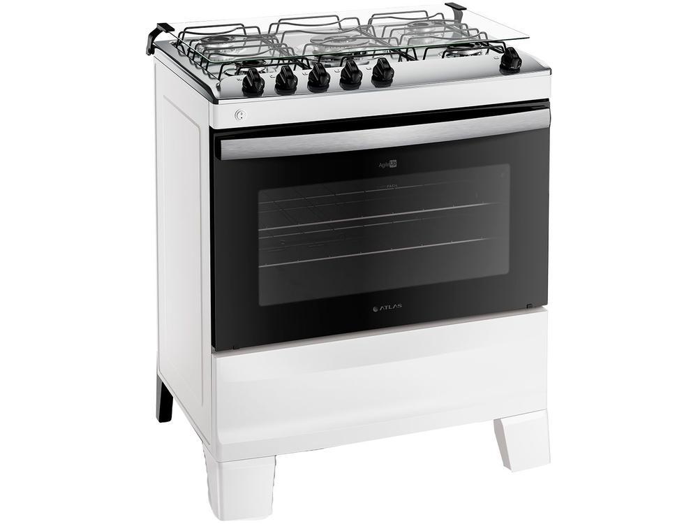 Fogão 5 Bocas Atlas Branco Agile Up - 5