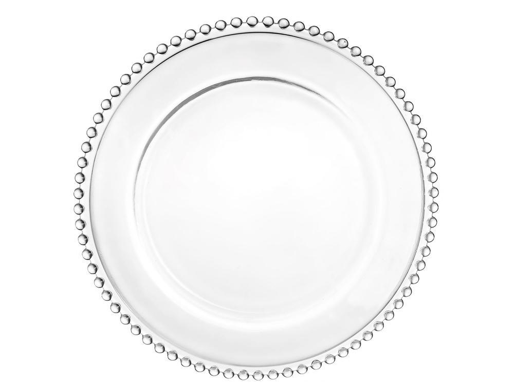 Sousplat de Vidro Transparente 32cm Haus Concept Pavillion 2 Peças - 2