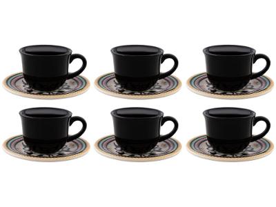 Jogo de Xícaras de Café 65ml Oxford Floreal 6 Peças