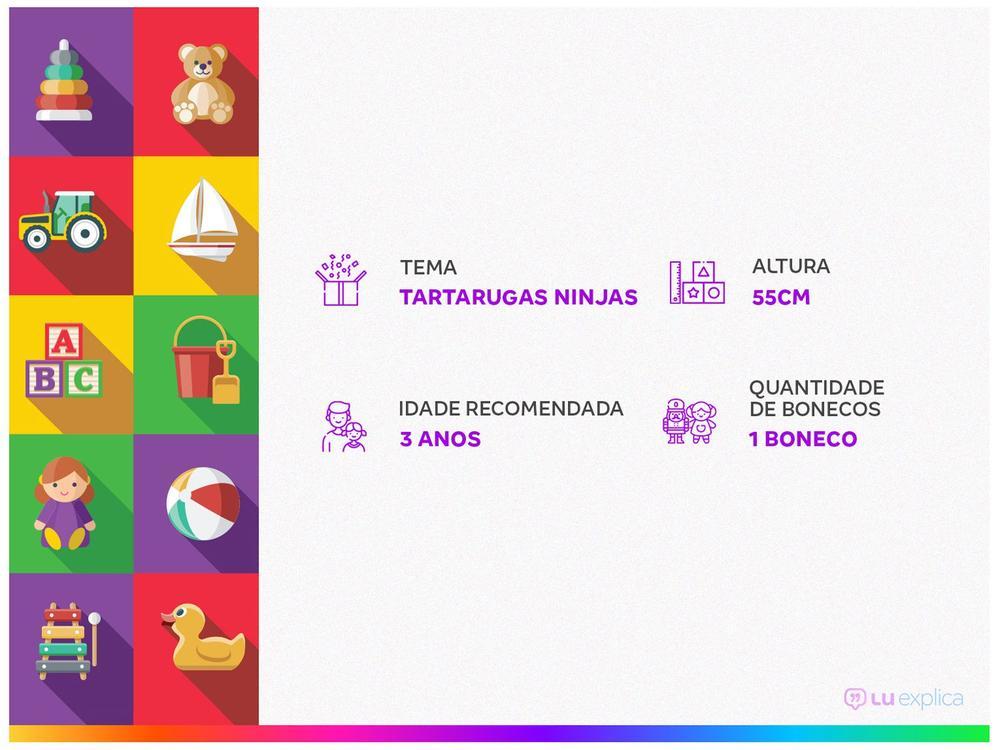 Boneco Tartarugas Ninjas Michelangelo 55cm - 2