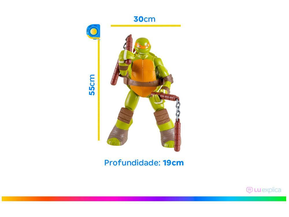 Boneco Tartarugas Ninjas Michelangelo 55cm - 8