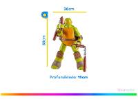 Boneco Tartarugas Ninjas Michelangelo 55cm - 8