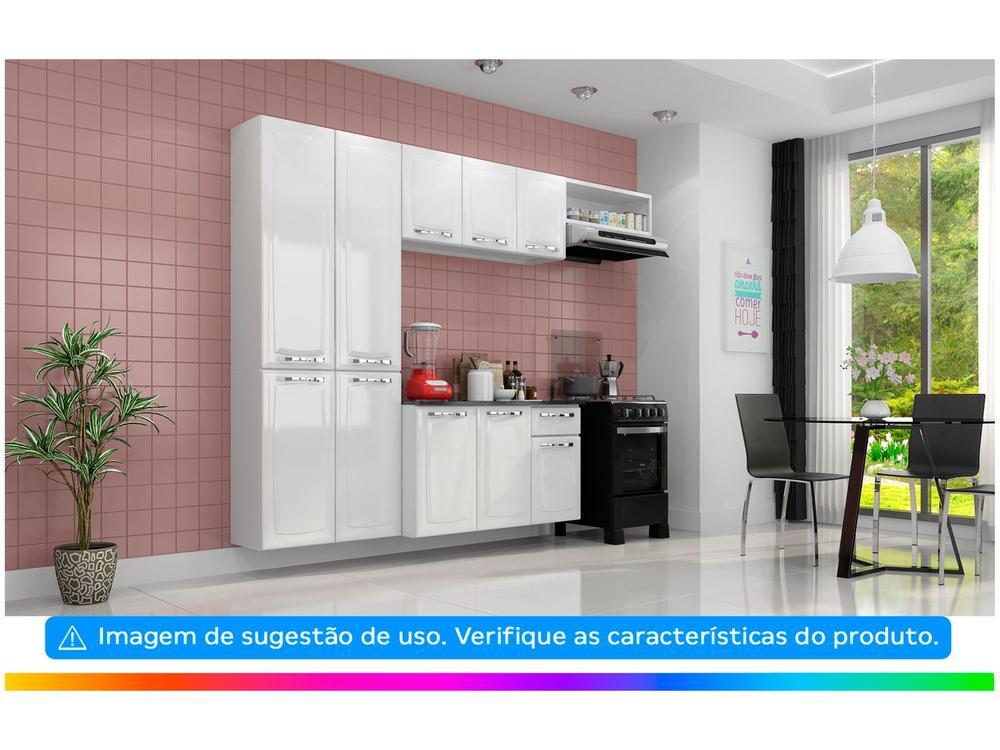 Armário de Cozinha Compacta Itatiaia Amanda Aço com Balcão 10 Portas 1 Gaveta - 6