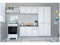 Armário de Cozinha Compacta Itatiaia Amanda Aço com Balcão 10 Portas 1 Gaveta - 1